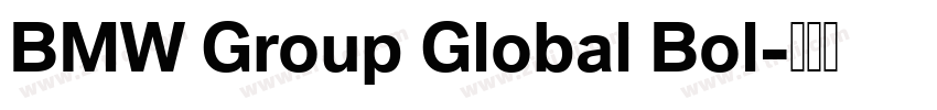BMW Group Global Bol字体转换 BMW Group Global Bol字体转换